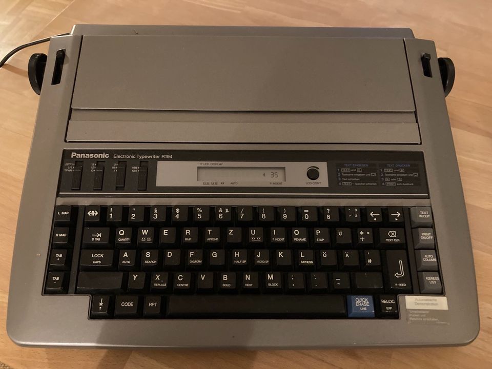Panasonic KX-R194 Elektrische Schreibmaschine in Blumenthal 