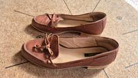 Zara Leder Ballerinas 38 Braun Freiburg im Breisgau - Altstadt Vorschau