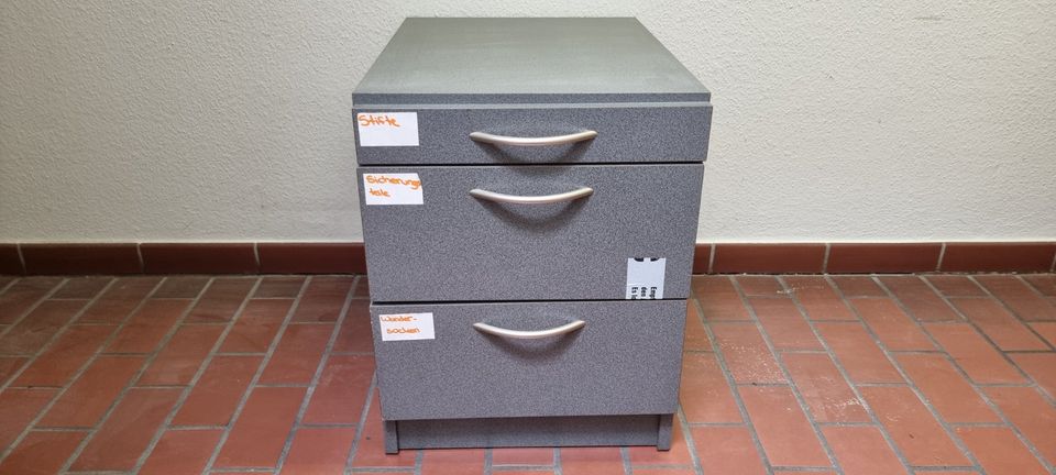 Bürocontainer für den Schreibtisch grau B40 x T55 x H55 cm in Aachen