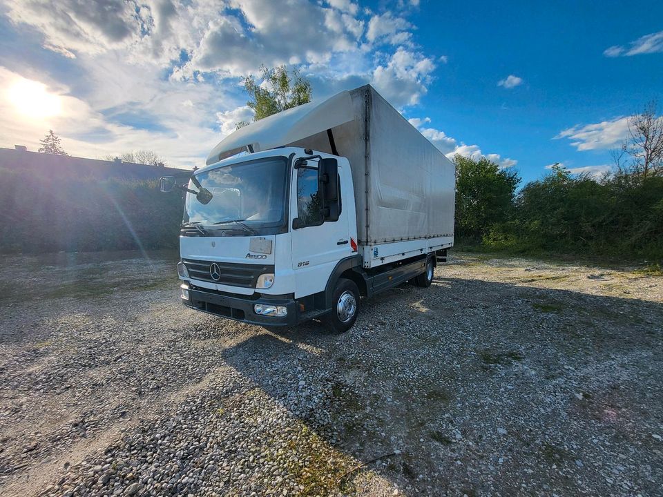 Mercedes Benz Atego 818 4x2 Blatt Luft Motor Bremse TÜV Deutsche in Oberschleißheim