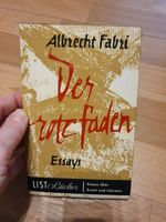 Buch Albrecht Fabri Der rote Faden Essays 1958 Sachsen-Anhalt - Halle Vorschau