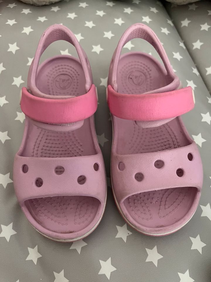 Crocs Crocband Kids Sandalen rosa/pink (Gr.24/25) in Bad Aibling