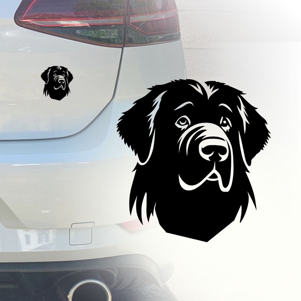 Auto Aufkleber | Neufundländer | Wunschfarbe | Hund Sticker in Köln