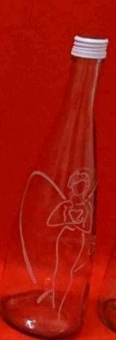Trinkflasche Glas Flasche Schutzengel *Yoga *Om *Reiki Lebensbaum in Römhild