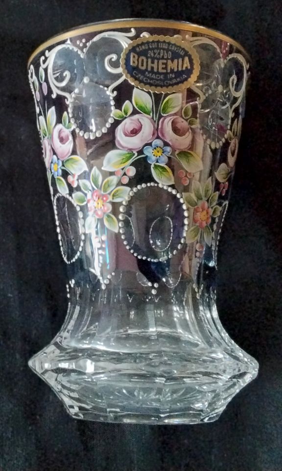 Bohemia Bleikristall Vase in Neu Wulmstorf