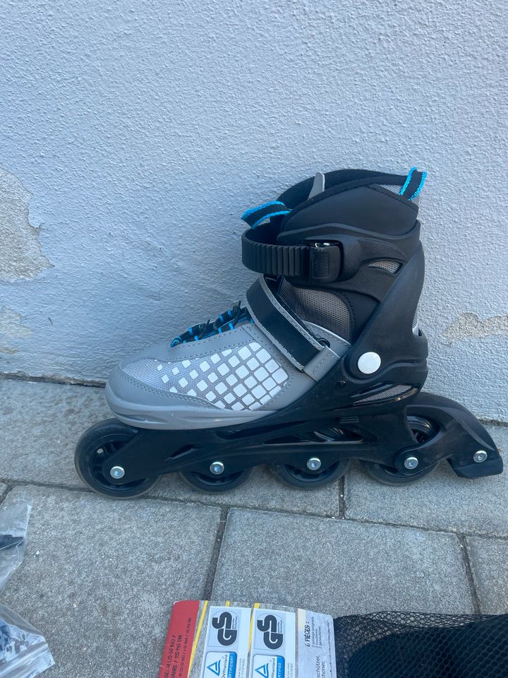 Inlineskates/ Rollerblades (37-41) mit Protektoren-Set in Schweitenkirchen