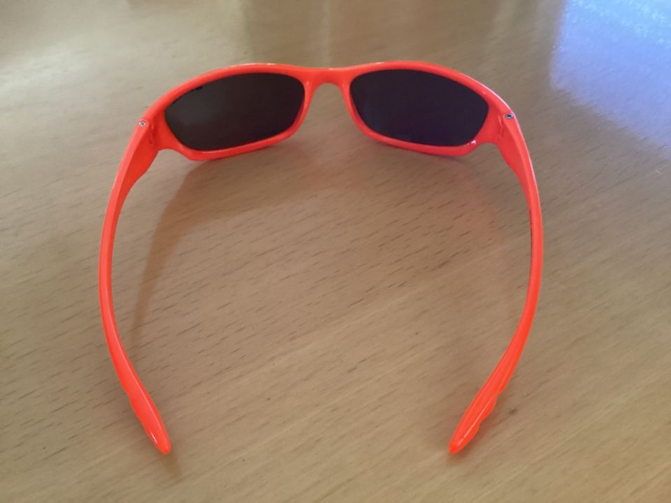 Kinder Ski Sonnenbrille orange in Klein Offenseth-Sparrieshoop