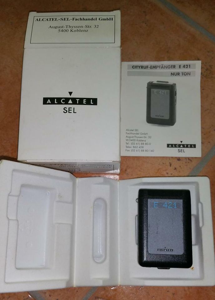 SEL Alcatel Cityruf Pager E421 in Brechen