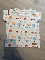 Kurzarm Shirt Flugzeuge Baby junge 80 Nordrhein-Westfalen - Wülfrath Vorschau