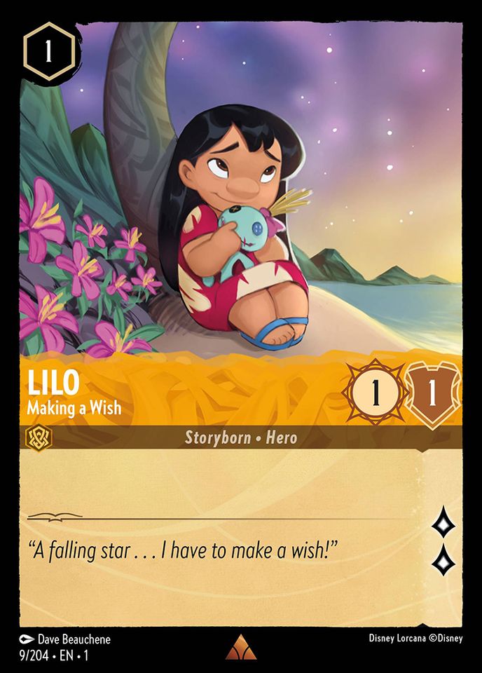 Disney Lorcana: The First Chapter - Lilo, Making a Wish #9 in Bubenreuth