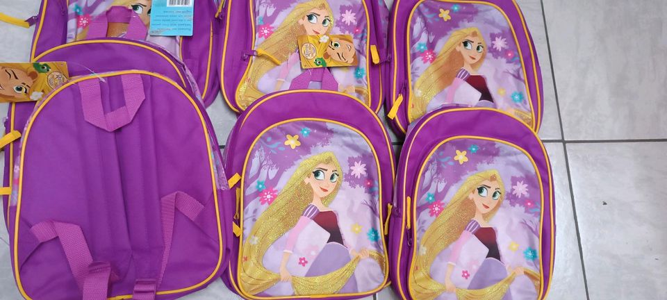 1ox Disney Rapunzel Rucksack Mappe Posten Paket in Heinsberg