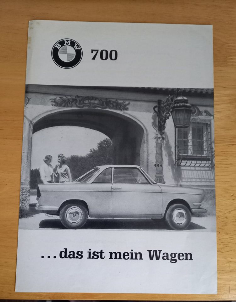 BMW 700 Werbung Werbeprospekt 50iger Jahre in Zeitz