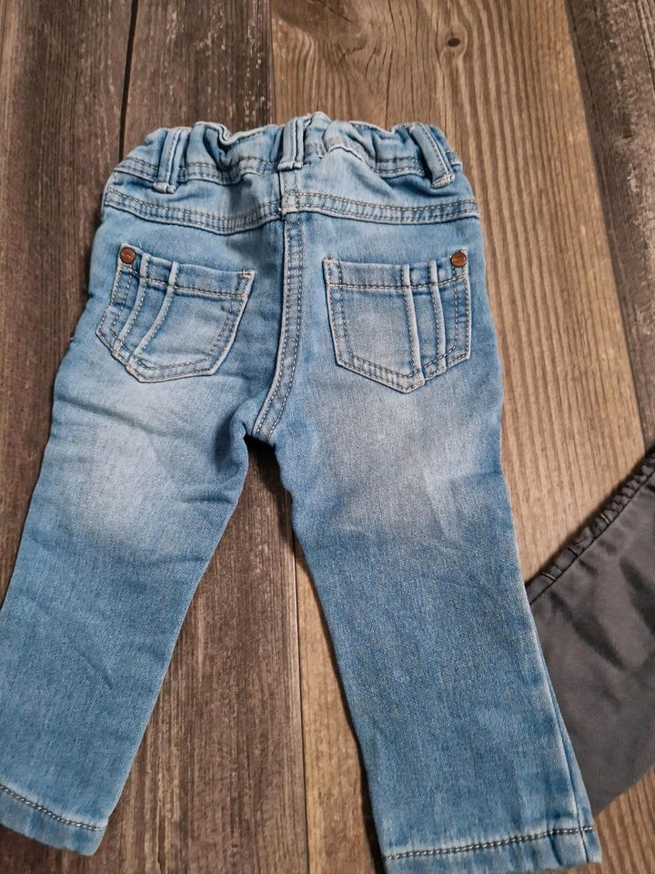 2er-Set Gr. 74 Jeggings blau & grau in Apen