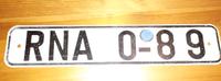 DDR Nummernschild Baden-Württemberg - Dietenheim Vorschau
