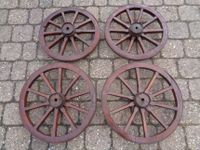 4 wunderschöne alte Wagenräder,2x 50cm,2x 45cm Durchschnitt Rheinland-Pfalz - Selters Vorschau