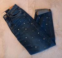 Mom-Jeans mit Perlendetails Reserved 34 Bayern - Neu Ulm Vorschau