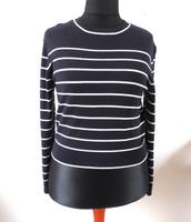 S Pullover H&M Feinstrick  Matrose Seemann maritim Crop blau weiß Bad Grund (Harz) - Windhausen Vorschau