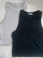 Bershka 2er-Set Racer Tanktops schwarz grau Nordrhein-Westfalen - Gevelsberg Vorschau