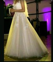 Brautkleid A-Linie Glitzer mit schönen Rücken Niedersachsen - Kakenstorf Vorschau