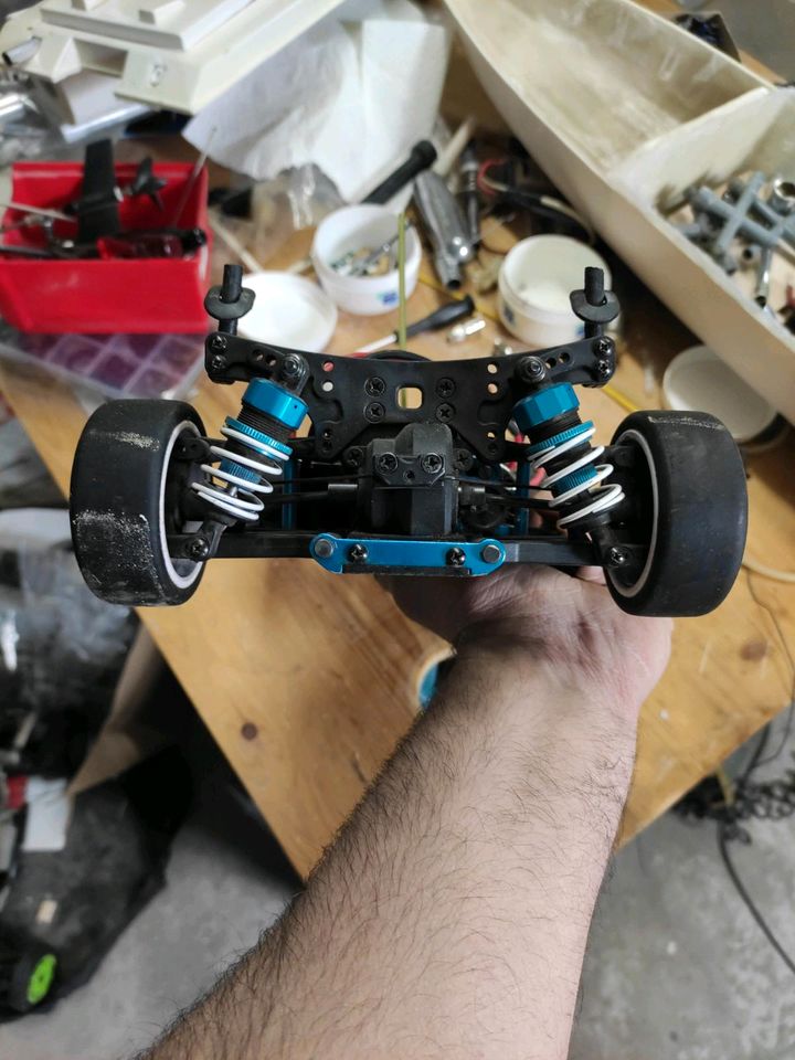 Lrp blast 1:10 4wd tamiya super stock motor mit regler servo top in Brandenburg an der Havel