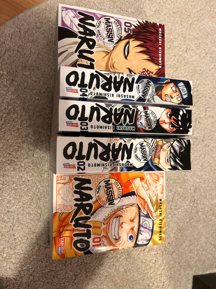 Naruto Manga 1 bis 5 in Aschaffenburg