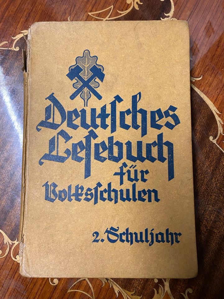 Deutsches Lesebuch für Volksschulen 2.Jahrgang 1936 in Langen (Hessen)