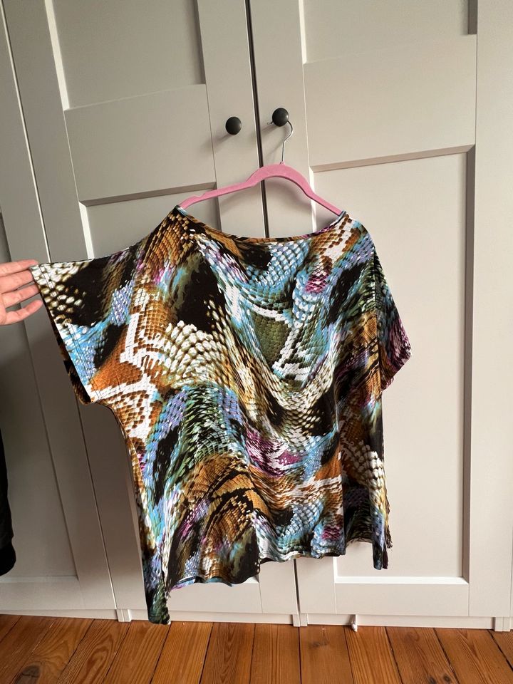 Oberteil Shirt Muster Bader Mona Sommer farbig luftig gr 50 in Berlin
