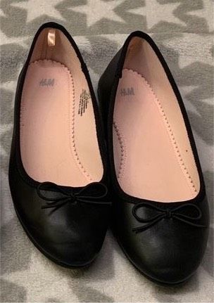 Ballerinas H&M neuwertig Gr.36 schwarz Konfirmation Hochzeit in Vellmar