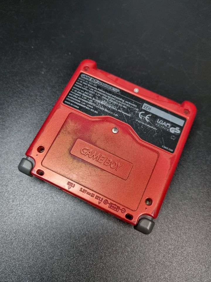 Gameboy Advance SP Rot Set / Spiele / Hülle / Vintage in Leverkusen