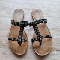 Tamaris Zehentrenner Sandalen Klitzer Gr 38 Flip Flops Hessen - Wartenberg Vorschau
