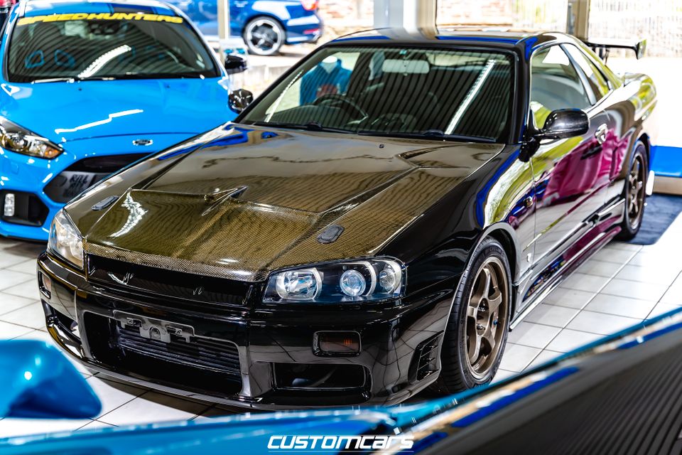 NISSAN SKYLINE R34 GTT RB25DET NEO 280PS TÜV NEU LACKIERT in Lennestadt