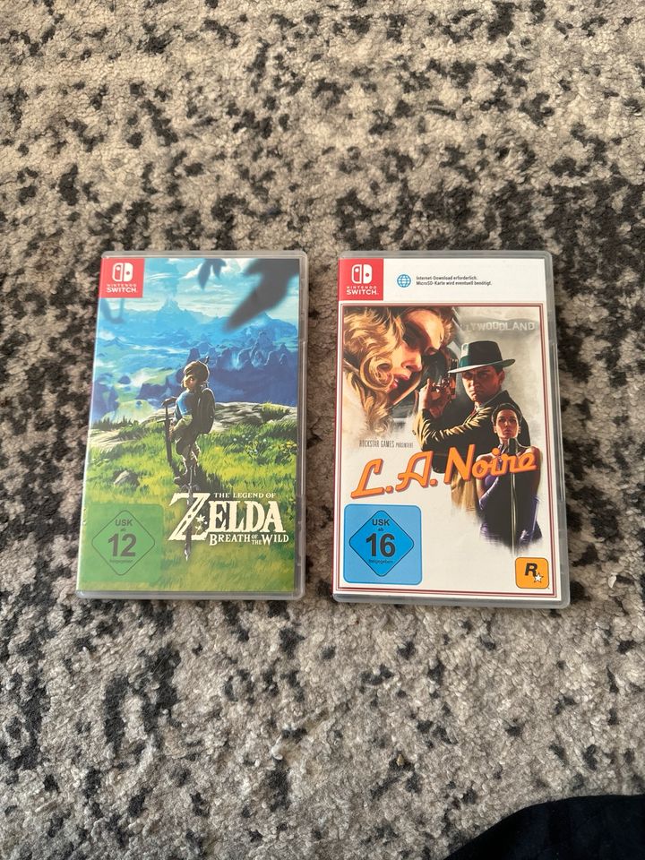 Switch Zelda Breath of the Wild LA Noire in Krefeld