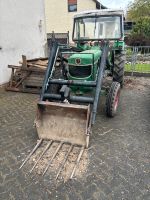 Trecker Traktor Deutz 5005 Frontlader mit Schaufel und Gabel Niedersachsen - Uehrde Vorschau