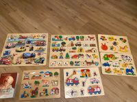 6 Holzpuzzle, Puzzle für Kleinkinder, Steckpuzzle Baden-Württemberg - Ehningen Vorschau