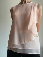 Damentop, Gr. 38 in apricot, ärmellos, halbtransparent Berlin - Mitte Vorschau
