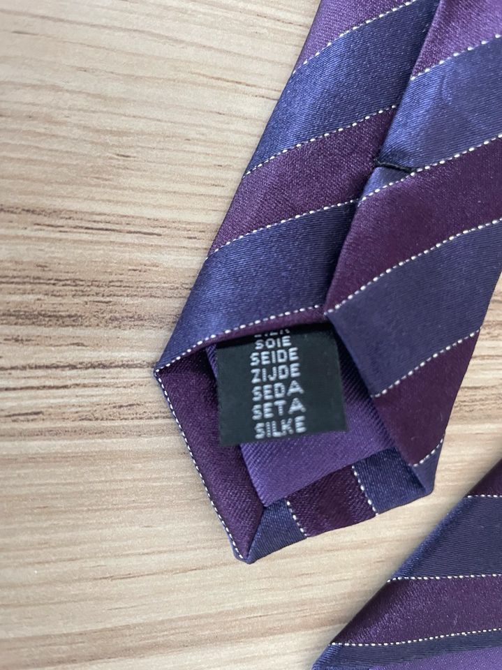 | eBay Luxury Nordrhein-Westfalen Kleinanzeigen 100% in Wegberg jetzt Krawatte gestreift Seide - Fashion lila ist Kleinanzeigen