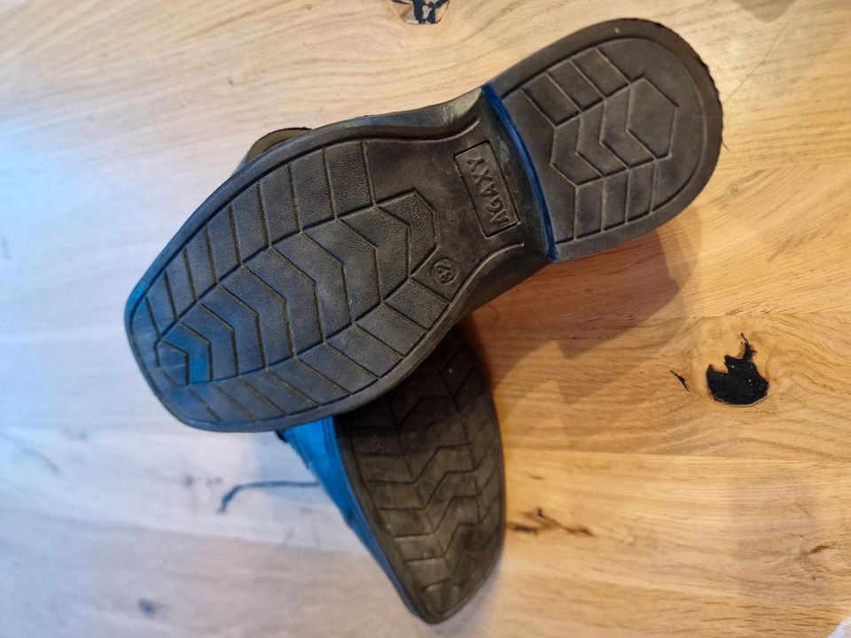 AGAXY schwarze Halbschuhe Kinder Gr.32 Anzug, Hochzeit, Kommunion in Tuntenhausen