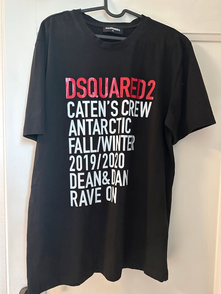 Original Dsquared2 Shirt mit Druck in schwarz in Meerbusch