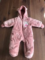 Baby Schneeanzug Winter overall mit Kaputze Fleece Strampler rosa Hessen - Glashütten Vorschau