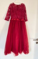 Prinzessinnen Kleid Kommunionskleid rot 134/140 Hessen - Mörfelden-Walldorf Vorschau