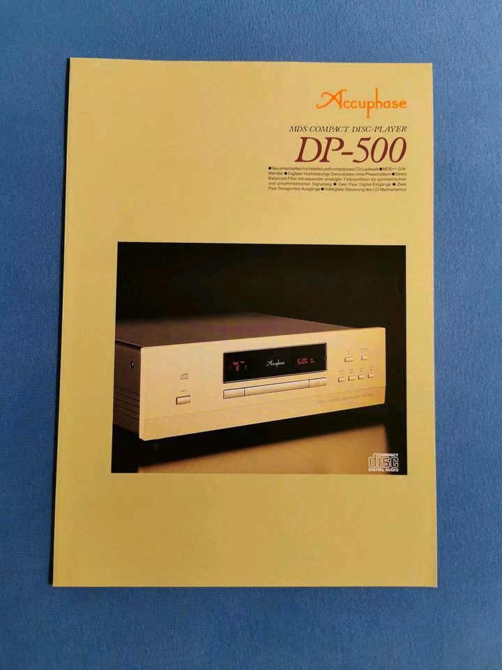 ⭐ Accuphase DP-500 Prospekt in deutsch in Hamm