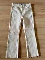 Beige Jeans Hose von Bershka kick flare mit abgeschnittener Saum Nordrhein-Westfalen - Hamm Vorschau