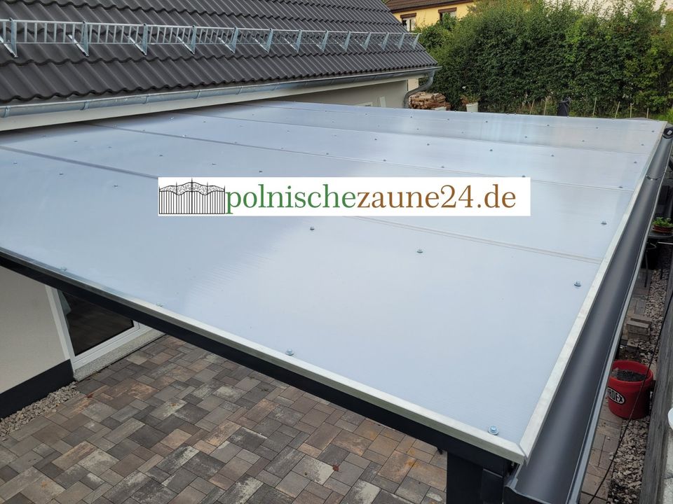 Carport aus Polen Terrassenüberdachung Vordach Überdachung in Anklam