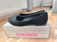 Ballerina mit Strass am Absatz von Graceland, schwarz - Größe 38 Niedersachsen - Delmenhorst Vorschau