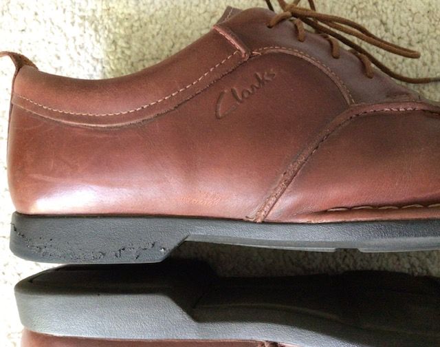 Halbschuh, Clarks, Leder, cognac-braun, Gr. 9 (Gr. 43) in Leipzig