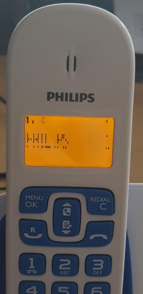 Telefon Philips CD1911 Basisstation 6V Netzteil Akku Freisprechen in Jena