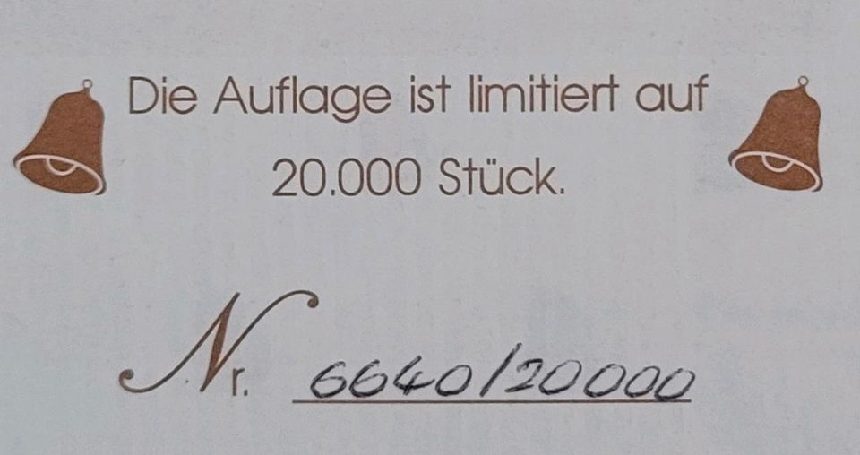 Hutschenreuther Weihnachtsglocken  Sonderedition Limitiert in Oer-Erkenschwick