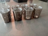 8 Deko Gläser Teelichthalter Bauernsilber Shabby Chic Hessen - Bad Soden am Taunus Vorschau