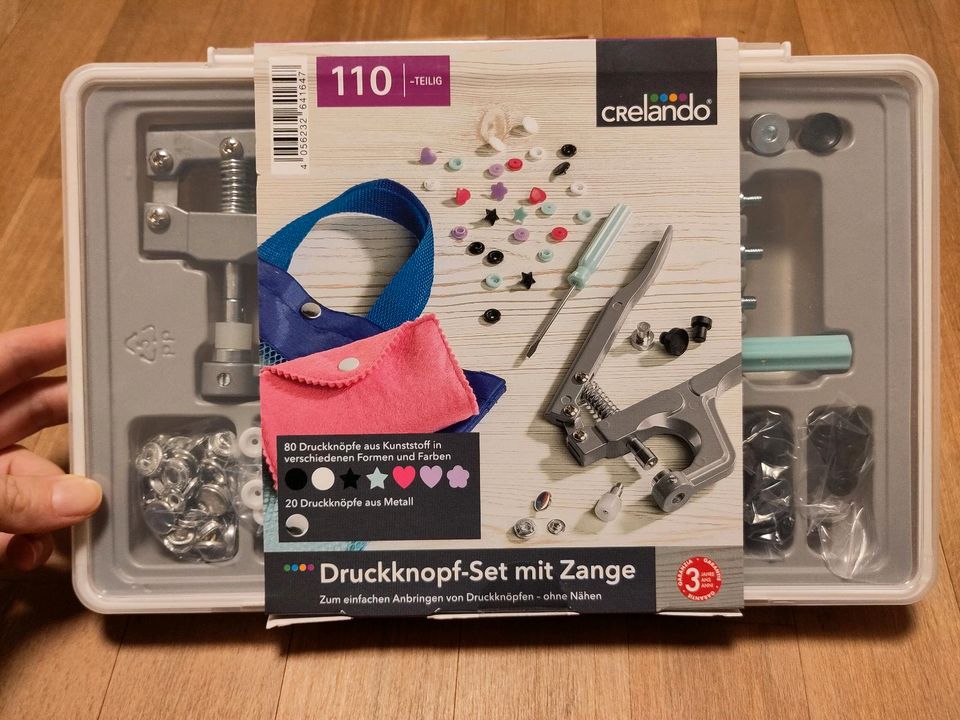 Druckknopf-Set mit Zange OVP/neu in Saarbrücken-Dudweiler - Dudweiler |  Basteln, Handarbeiten und Kunsthandwerk | eBay Kleinanzeigen ist jetzt  Kleinanzeigen