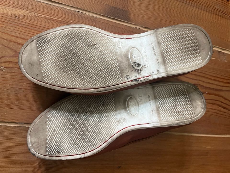 Loafer Herren Handgefertigt Italien Leder Braun 42 in Berlin